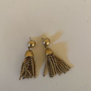 Gold Tassel Earrings